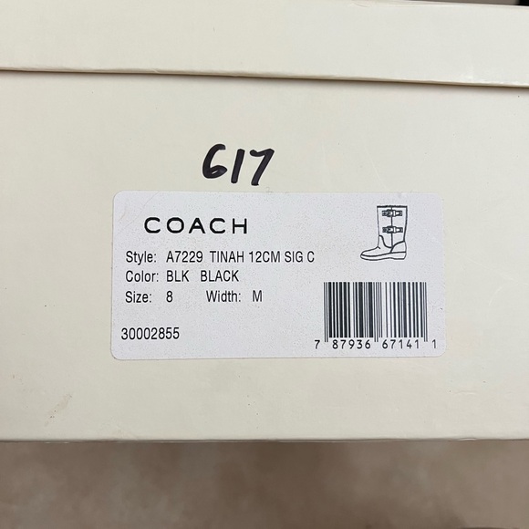 Coach boots - 8 - BRAND NEW - Picture 5 of 5